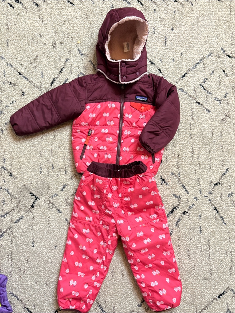 Patagonia Kids puffer jacket snowsuit (3T)